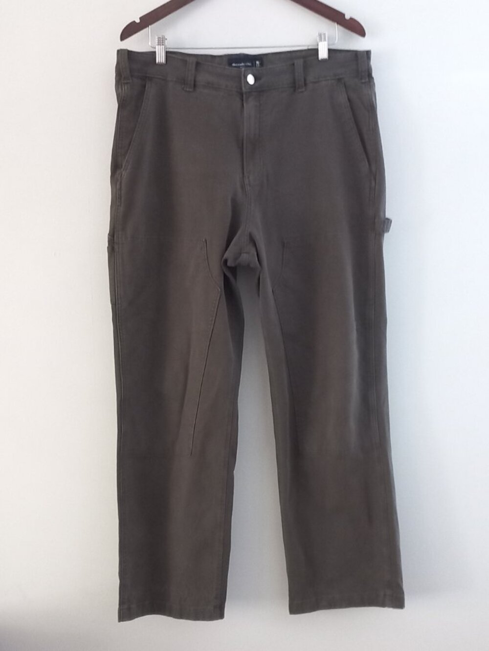 ABERCROMBIE & FITCH 36X32 Khaki green carpenter pants